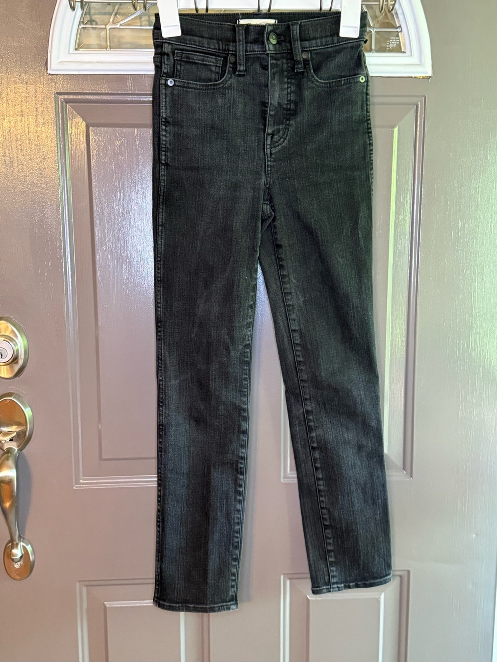 Madewell Black Skinny High-Rise Jeans